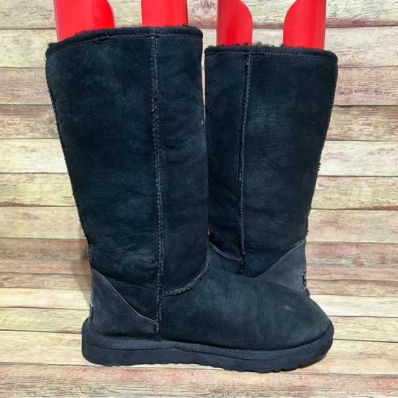 Ugg Black Classic Tall Boots - Picture 3 of 10